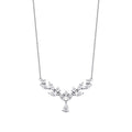 0,07 Carat Diamond Leaf Neckband
