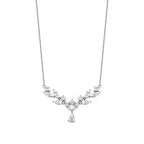 0,07 Carat Diamond Leaf Neckband