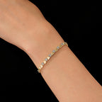 Gold Triangle Stone Trend Bracelet
