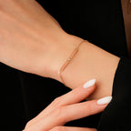 0,04 Carat Diamond Stone Bracelet