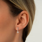 0,12 Carat Diamond Dangle Earring