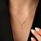 0,12 Carat Diamond Dangle Neckband