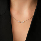 0,32 Carat Diamond Heart Necklace