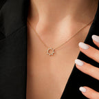 0,19 Carat Diamond Sun Necklace