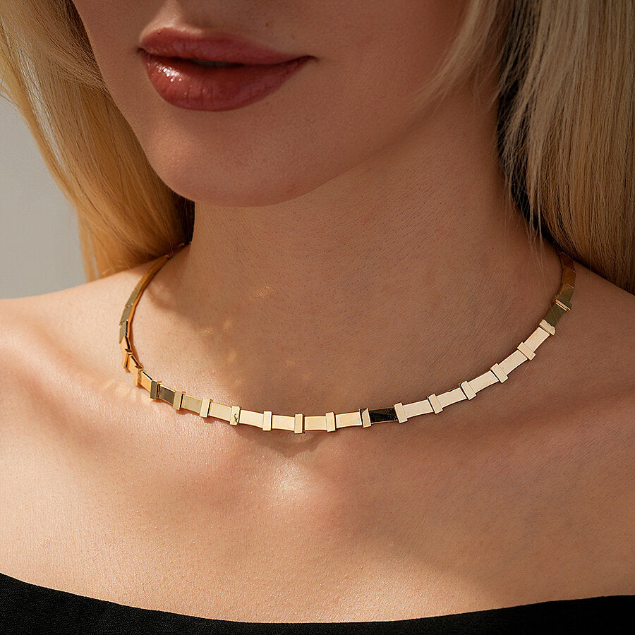 Gold Detailed Trend Necklace