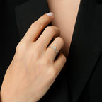 0,31 Carat Diamond Oval Solitaire Engagement Ring
