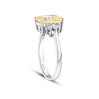 4,06 Carat Diamond Fancy Square Ring