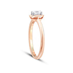 0,26 Carat Diamond Oval Solitaire Ring
