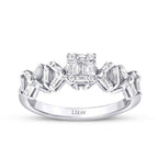 0,50 Carat Diamond Cross Trend Ring
