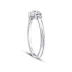 0,16 Carat Diamond Asymmetric Trend Ring