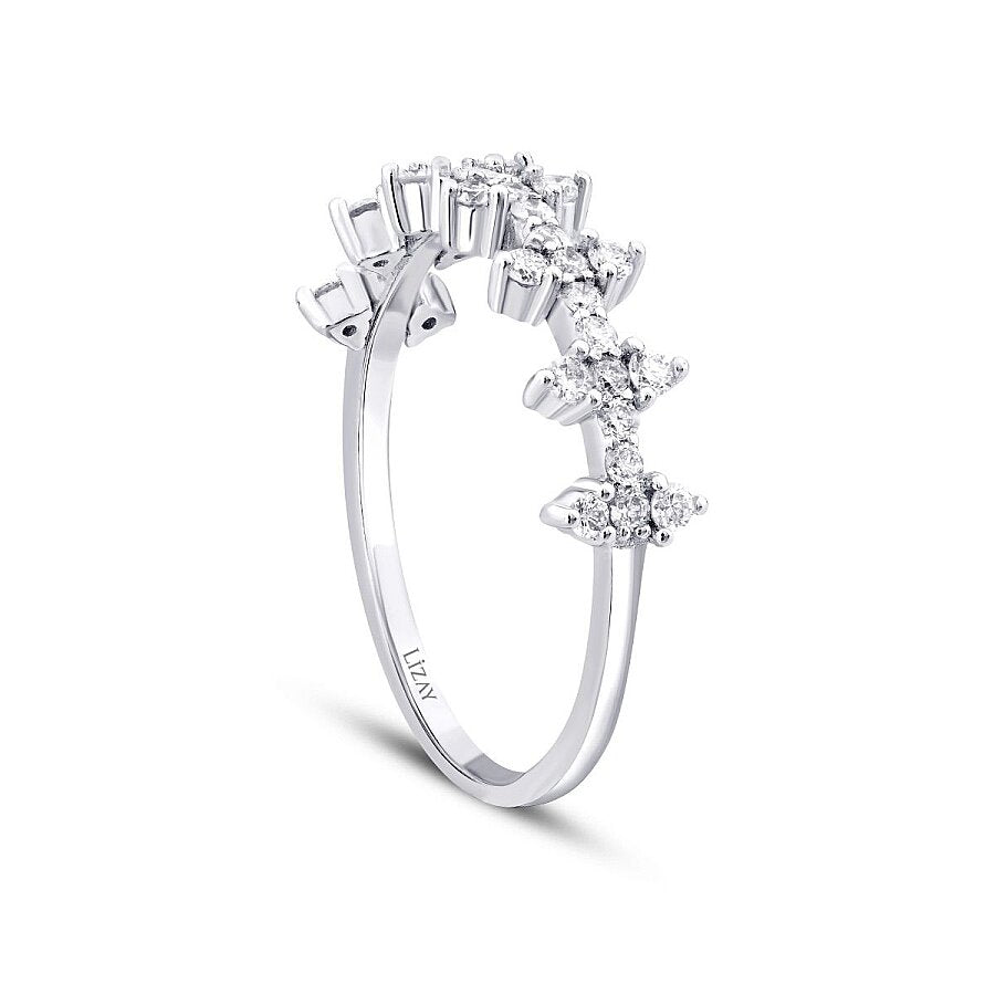 0,38 Carat Diamond Stone Trend Ring