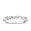 0,19 Carat Diamond Stone Row Trend Ring