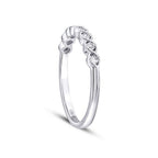 0,19 Carat Diamond Stone Row Trend Ring