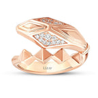 0,17 Carat Diamond Snake Trend Ring