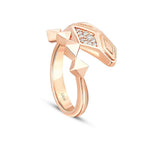 0,17 Carat Diamond Snake Trend Ring