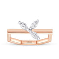 0,34 Carat Diamond Geometric Trend Ring