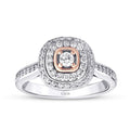 0,60 Carat Diamond Two-Toned Ring