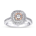 0,60 Carat Diamond Two-Toned Ring
