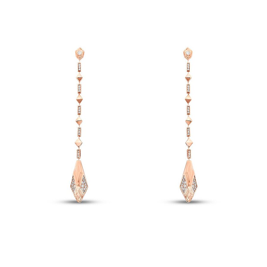 0,55 Carat Diamond Snake Earring