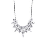 0,13 Carat Diamond Triangle Detailed Trend Necklace