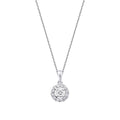 0,20 Carat Diamond Round Trend Necklace