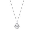 0,20 Carat Diamond Round Trend Necklace