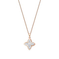 0,14 Carat Diamond Flower Necklace