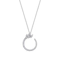 0,54 Carat Diamond Round Detailed Necklace