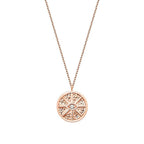 0,03 Carat Diamond Eye Trend Necklace