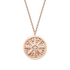0,03 Carat Diamond Eye Trend Necklace
