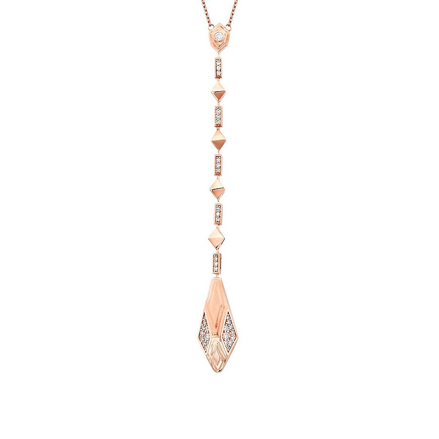 0,40 Carat Diamond Snake Trend Necklace