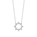 0,17 Carat Diamond Round Trend Necklace