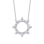 0,17 Carat Diamond Round Trend Necklace