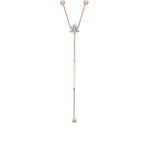 0,53 Carat Diamond Dangle Detailed Trend Necklace