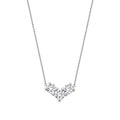 0,31 Carat Diamond Round Stone Necklace