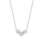 0,31 Carat Diamond Round Stone Necklace
