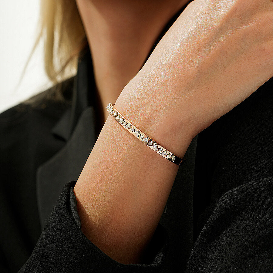 1,06 Carat Diamond Stone Cuff