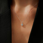 0,20 Carat Diamond Round Trend Necklace