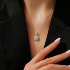 0,52 Carat Diamond Two-Toned Necklace