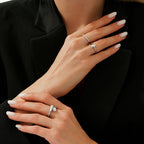 0,29 Carat Diamond Pear Solitaire Ring