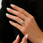 0,60 Carat Diamond Two-Toned Ring