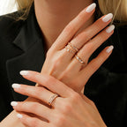 0,11 Carat Diamond Trend Ring