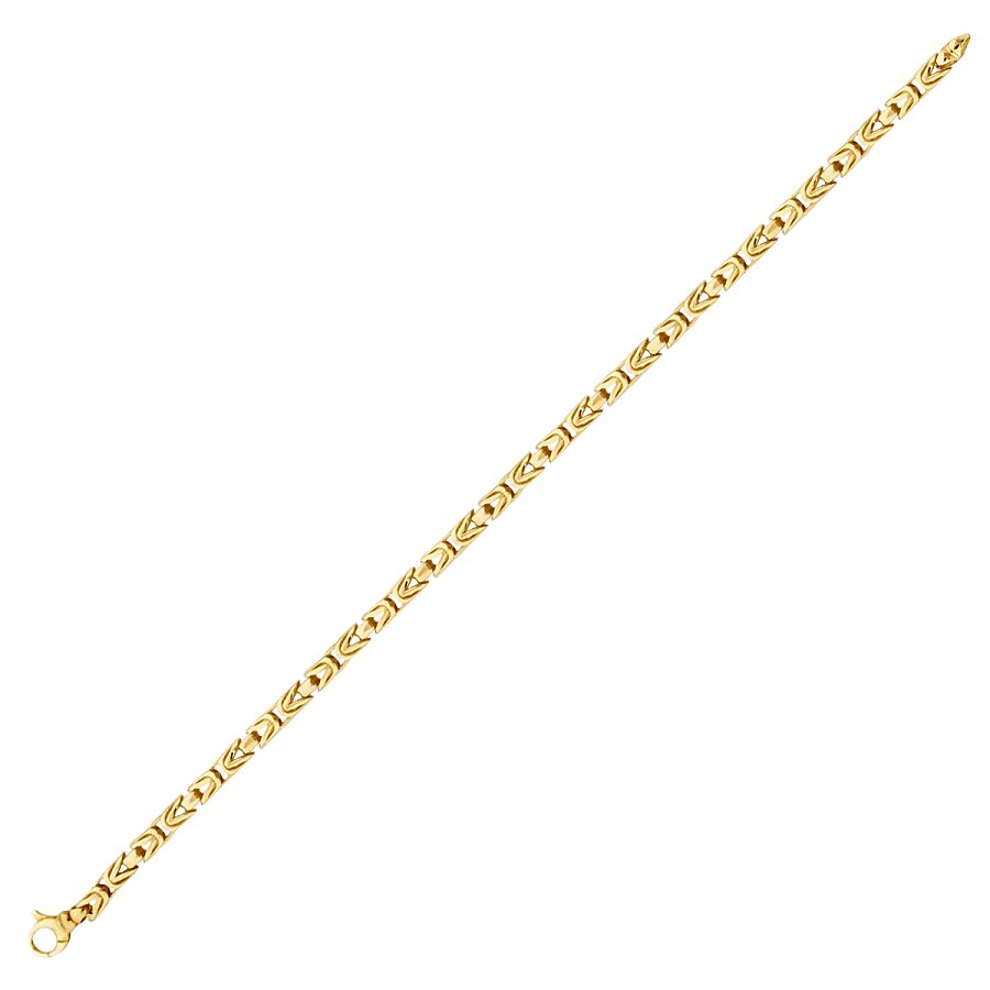 Gold Stone King Chain Men's Bracelet