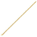 Gold Stone King Chain Men's Bracelet