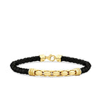 Gold Barley Detailed Men's Bracelet