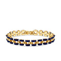 Gold Enamel Men's Bracelet