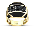 Gold Onyx Men’s Ring