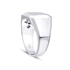 Gold Minimalist Rectangular Men’s Ring