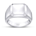 Gold Minimalist Rectangular Men’s Ring