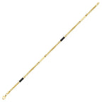 Gold Men's Braided Chain Bracelet